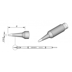 C210013 JBC Tools Soldering Conical Cartridge Tip 0.5mm x 6mm