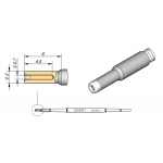 C210017 JBC Tools Multilayer Soldering Cartridge Pin Ø 0.7