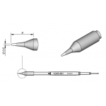 C245-001 (0.6mm x 9mm) JBC Tools Conical Soldering Cartridge