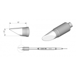 C245-766 (5.0mm x 12mm) JBC Tools Angled Soldering Cartridge