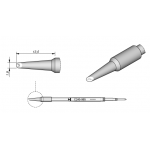 JBC C245-965 Lead Free Soldering Cartridge is a Mini Spoon Tip that is 1.9mm.