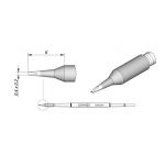 C210023 JBC Tools Soldering Chisel Cartridge Tip 0.4mm x 0.2mm