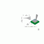 JBC Tools C105-126 Chisel JBC Tip for the NA-1A (0.1 ) C105 cartridges are the smallest of the JBC range.