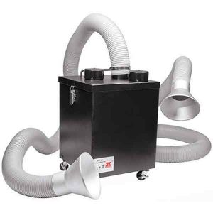 Xytronic HV-2(FS) Dual Floor Mount Fume Extractor