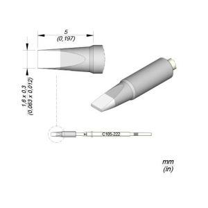 JBC - C105-222 Soldering Cartridge