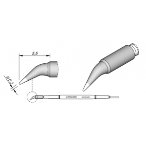 C210010 JBC Tools Soldering Chisel Cartridge Tip 0.3mm x 5.5mm