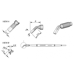 C210015 JBC Tools Cartridge Pin / Connector 0.8mm