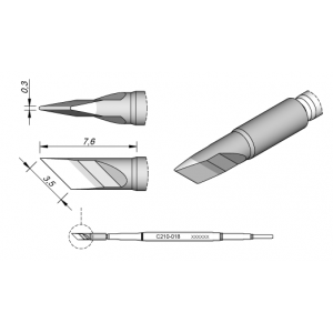 C210018 JBC Tools Soldering Knife Cartridge Tip 3.4mm x 0.3mm