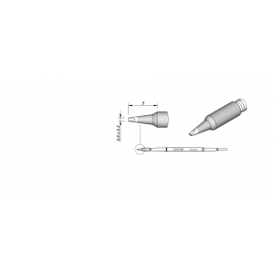 C210021 JBC Tools Soldering Chisel Cartridge Tip 0.6mm x 0.3mm